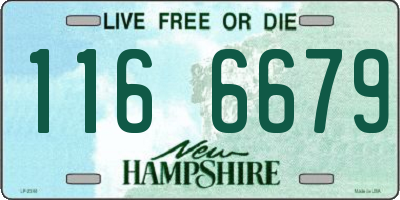 NH license plate 1166679