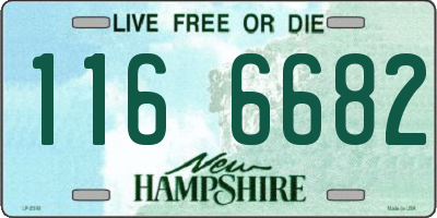 NH license plate 1166682