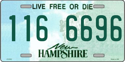 NH license plate 1166696