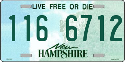 NH license plate 1166712