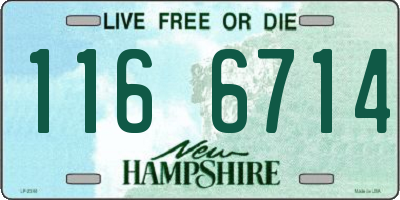 NH license plate 1166714