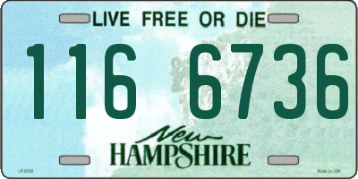 NH license plate 1166736