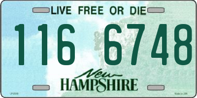NH license plate 1166748