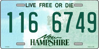 NH license plate 1166749