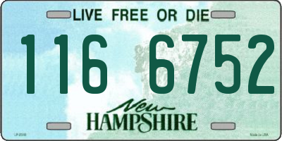 NH license plate 1166752