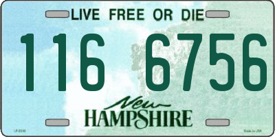 NH license plate 1166756