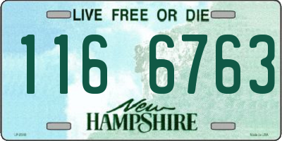 NH license plate 1166763