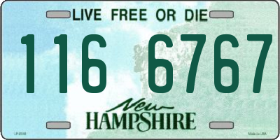 NH license plate 1166767