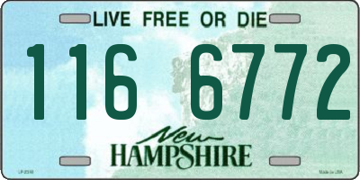 NH license plate 1166772