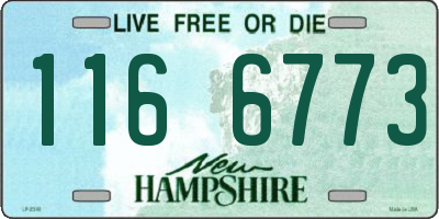 NH license plate 1166773