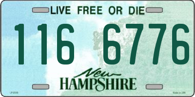 NH license plate 1166776
