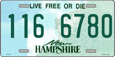 NH license plate 1166780