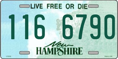 NH license plate 1166790