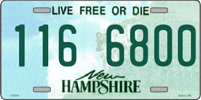 NH license plate 1166800