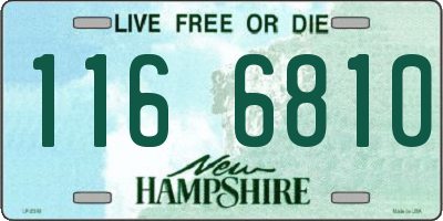 NH license plate 1166810