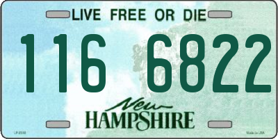NH license plate 1166822