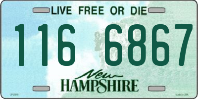 NH license plate 1166867
