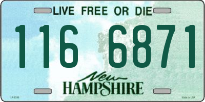 NH license plate 1166871
