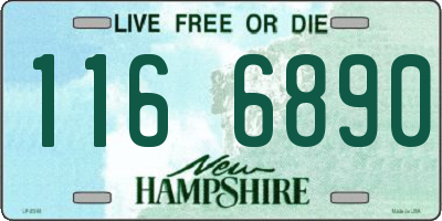 NH license plate 1166890