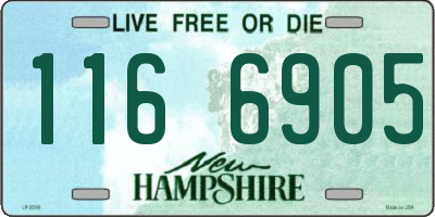 NH license plate 1166905