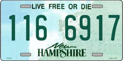 NH license plate 1166917