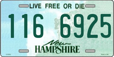 NH license plate 1166925