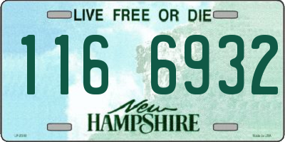 NH license plate 1166932