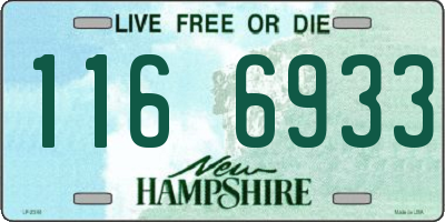 NH license plate 1166933