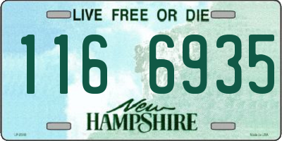 NH license plate 1166935