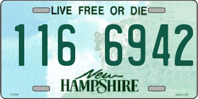 NH license plate 1166942