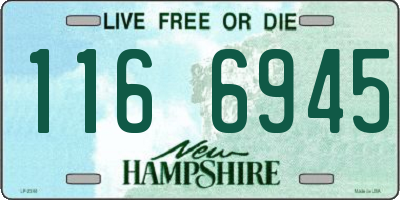NH license plate 1166945