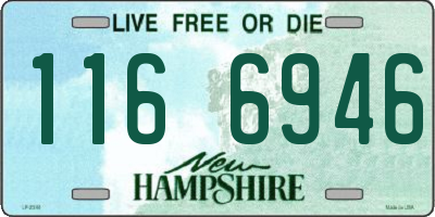 NH license plate 1166946