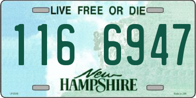 NH license plate 1166947