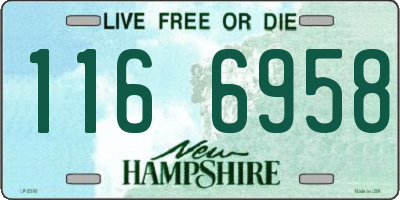 NH license plate 1166958