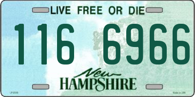 NH license plate 1166966