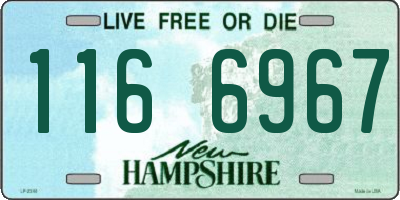 NH license plate 1166967