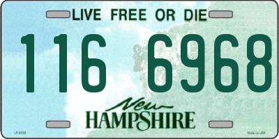 NH license plate 1166968