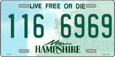 NH license plate 1166969