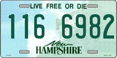 NH license plate 1166982