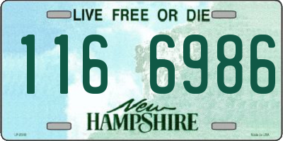 NH license plate 1166986