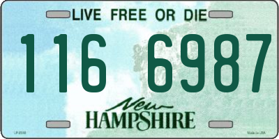 NH license plate 1166987