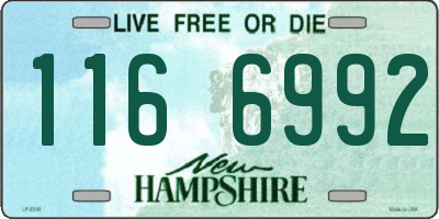 NH license plate 1166992