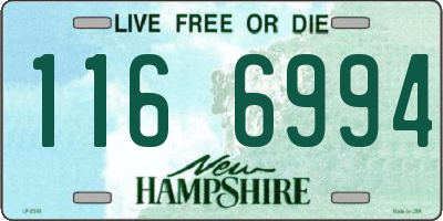 NH license plate 1166994