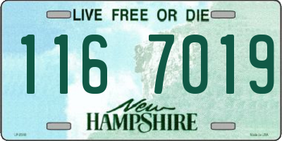 NH license plate 1167019
