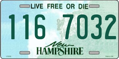 NH license plate 1167032