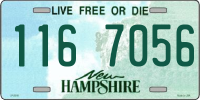 NH license plate 1167056