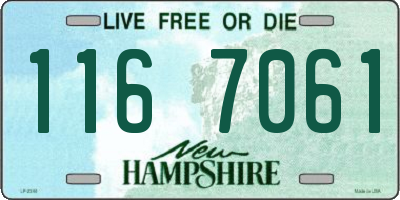NH license plate 1167061