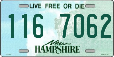 NH license plate 1167062