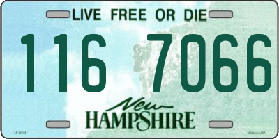 NH license plate 1167066