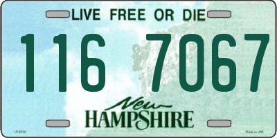 NH license plate 1167067
